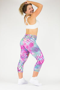 Legging Crazy Print - Amni, Pastel Swirl