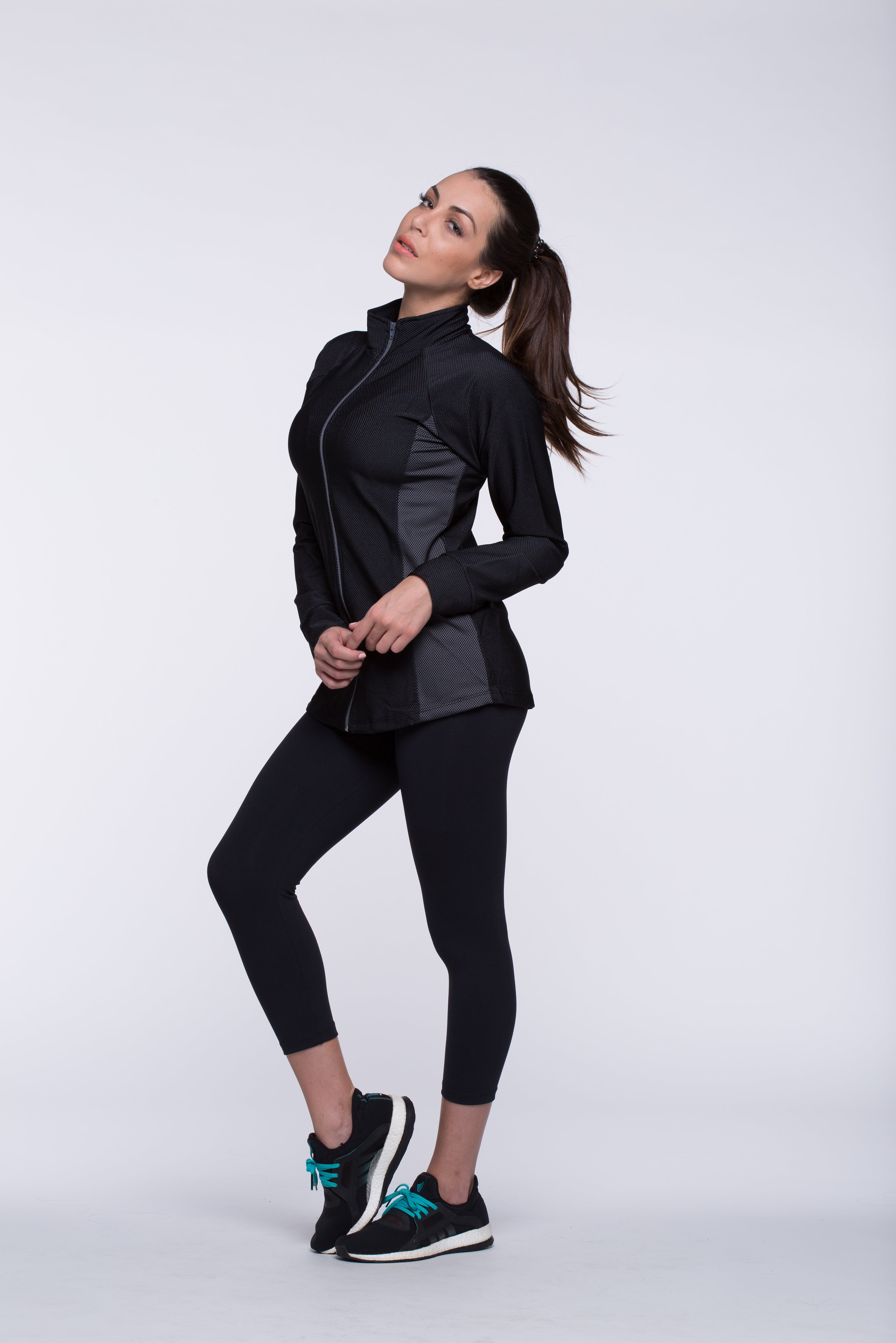 Jacket Lais - Speed, Black and Gray