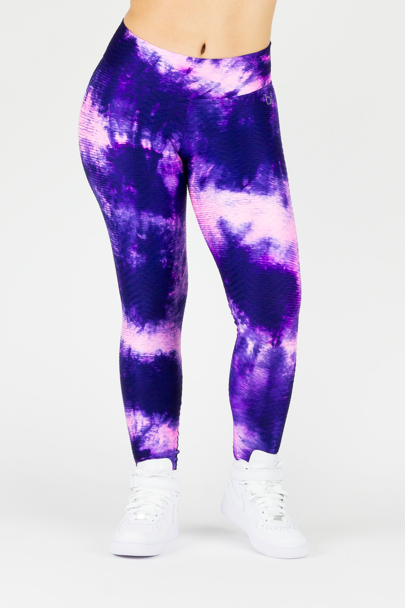 Legging Full Length Wallpaper Tie Dye - Amni, Pink and Purple