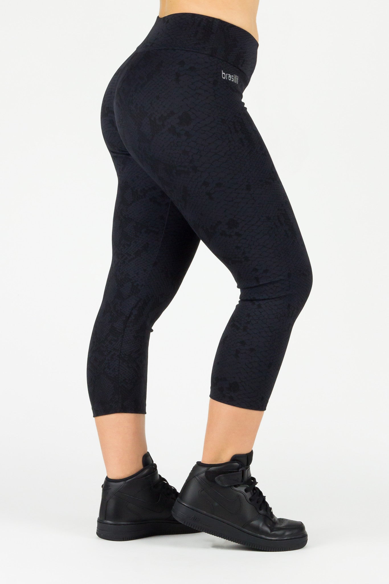 Legging - Jacquard, Black Snake