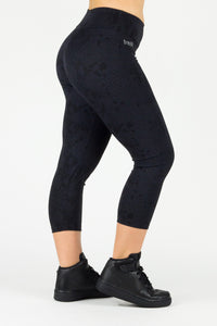 Legging - Jacquard, Black Snake