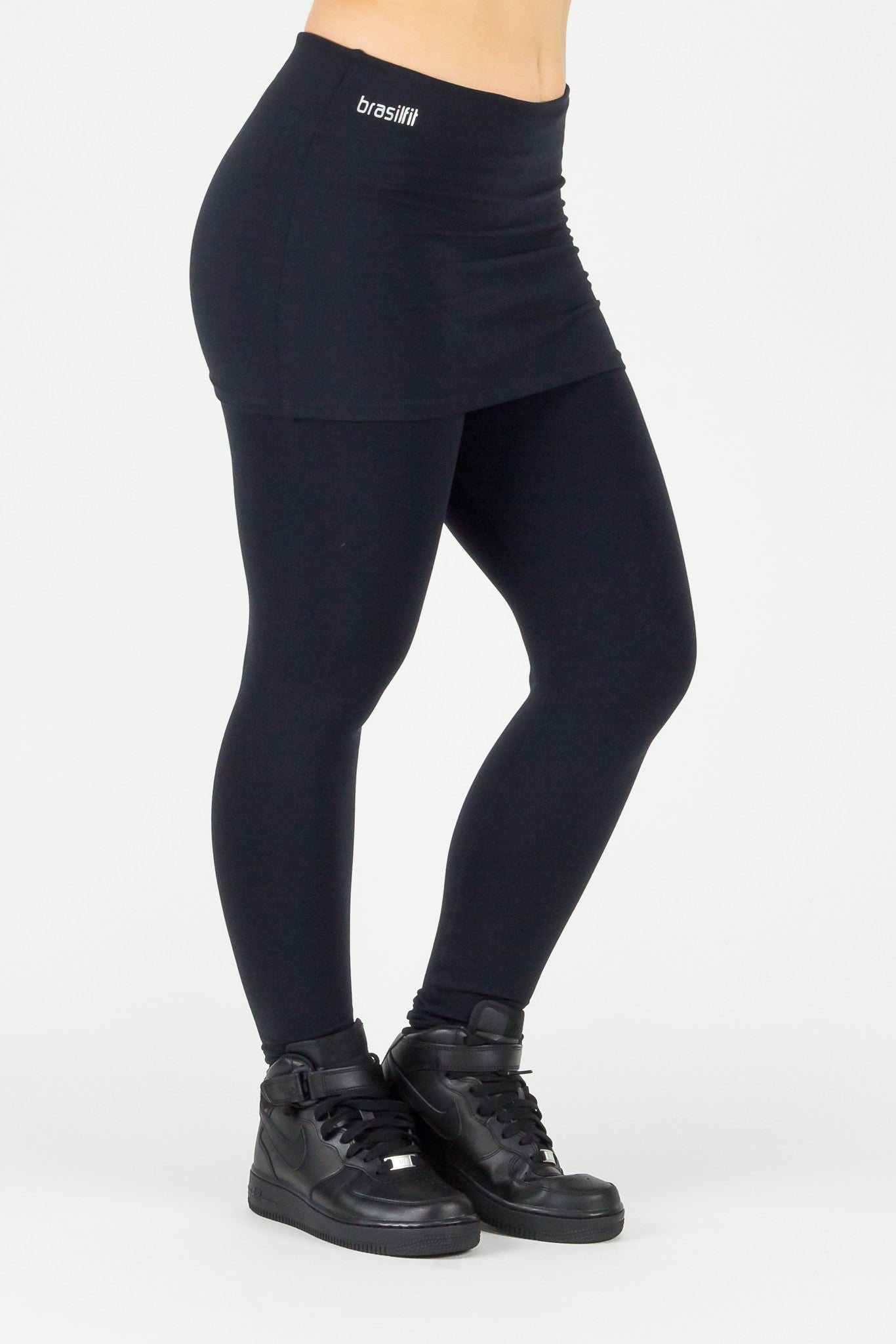 Legging Full Length Skirt - Supplex, Black