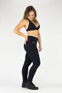 Legging Full Length - Jacquard, Black Snake