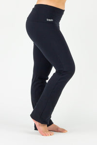 Dance Pants Rollover - Supplex, Black