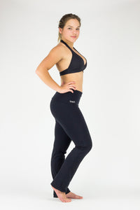 Dance Pants Rollover - Supplex, Black