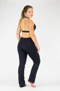 Dance Pants Rollover - Supplex, Black