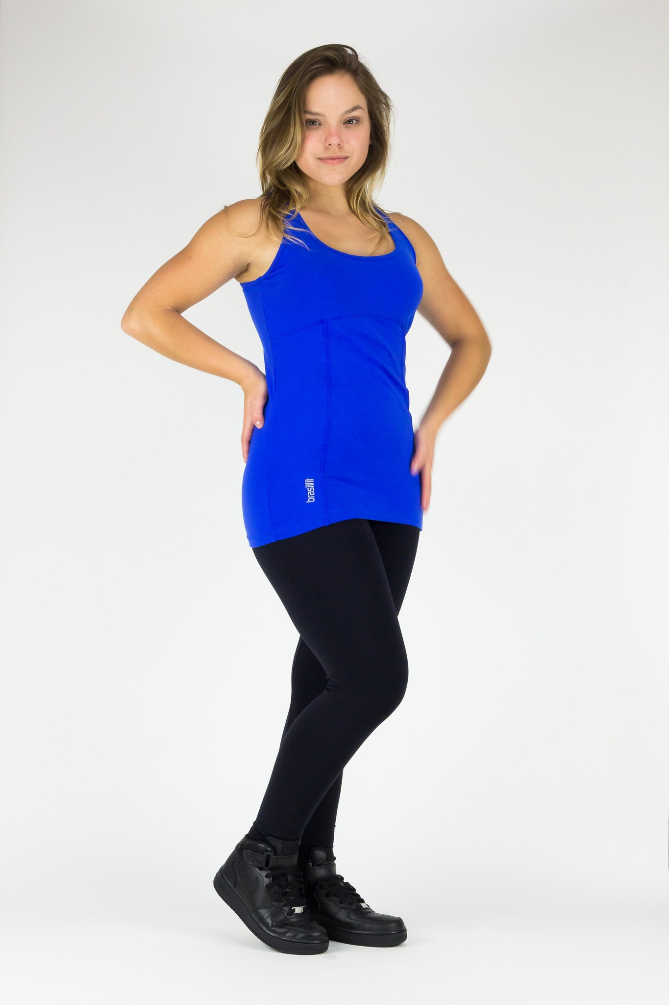Singlet Chloe - Supplex, Royal Blue