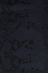 Legging - Jacquard, Black Snake